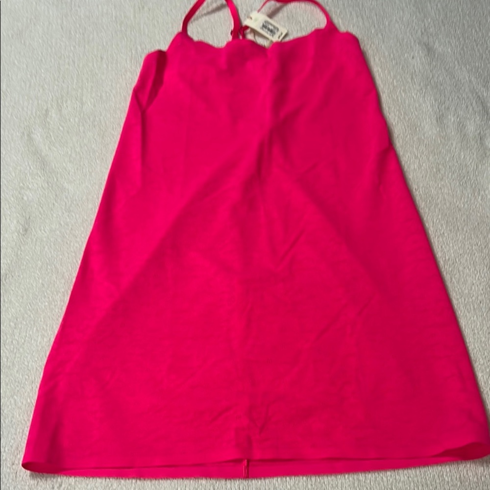 Aerie Hot Pink Strappy Casual Dress